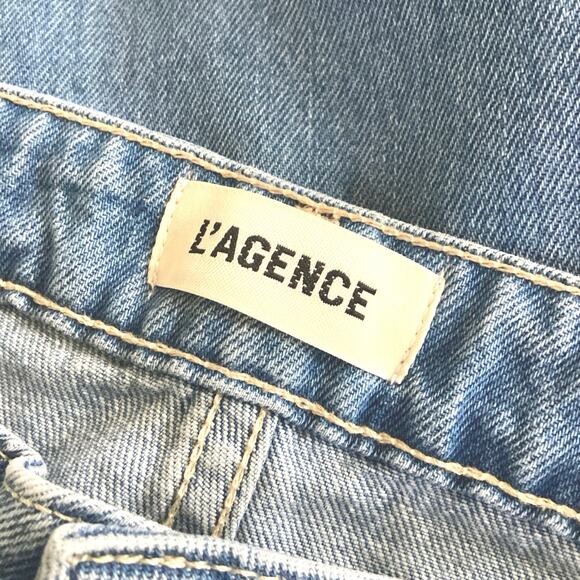 L’Agence Nevia Low Rise Slim Straight Slouchy Jeans Caruso 27 NWT $315 - Picture 8 of 10